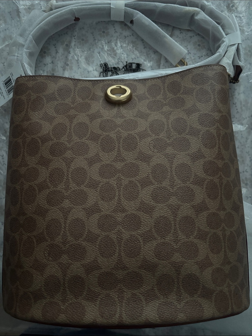 NWT Coach Signature Willow Bucket Bag